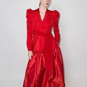 SILVIA TCHERASSI  Agnes Blouse (rouge)